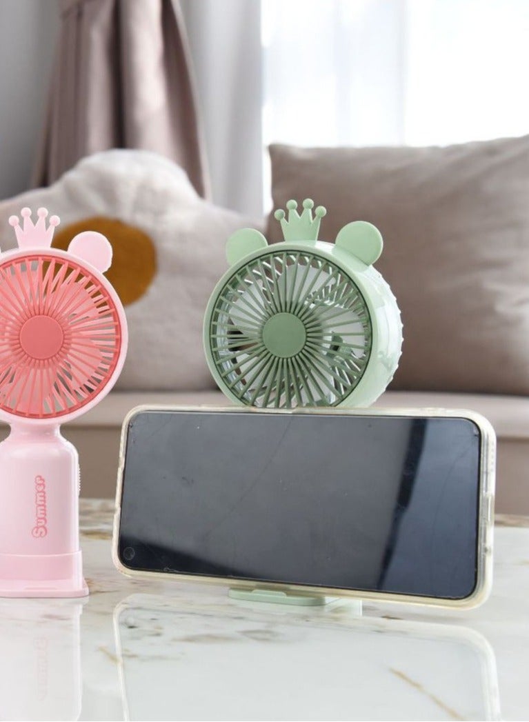 مروحة صغيرة محمولة قابلة لإعادة الشحن مع شحن من النوع C - Image 4