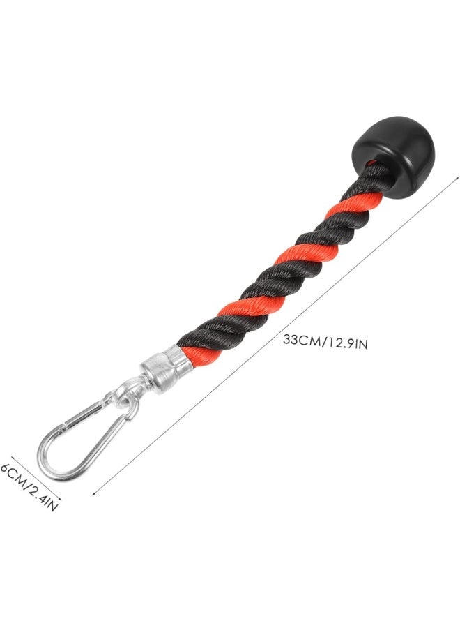 BESPORTBLE Single End Rope Cable Attachments Hands Pull Rope Triceps Building Rope Tricep Training Rope Biceps Pull Rope Heavy Duty Tricep Rope Double Head Fitness Accessories Nylon - Image 5