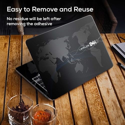Galaxsia غطاء لابتوب كامل الجسم من غالكسيا بنمط D10 من الفينيل/ملصق/غطاء يصلح لأجهزة اللابتوب حتى 15.6 بوصة - قابل للإزالة - جودة HD متوافق مع ديل - Image 3