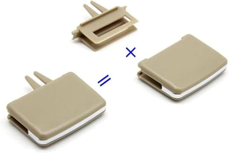 QASULER Rear A/C Air Vent Grille Tab Clip Slider Repair Kit - Image 4