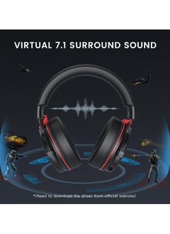EKSA EKSA E900 Pro USB Gaming Headset  7.1 Surround Sound With Microphone for PC PS4/PS5, Xbox One, Laptop  - Image 2