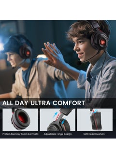 EKSA EKSA E900 Pro USB Gaming Headset  7.1 Surround Sound With Microphone for PC PS4/PS5, Xbox One, Laptop  - Image 3