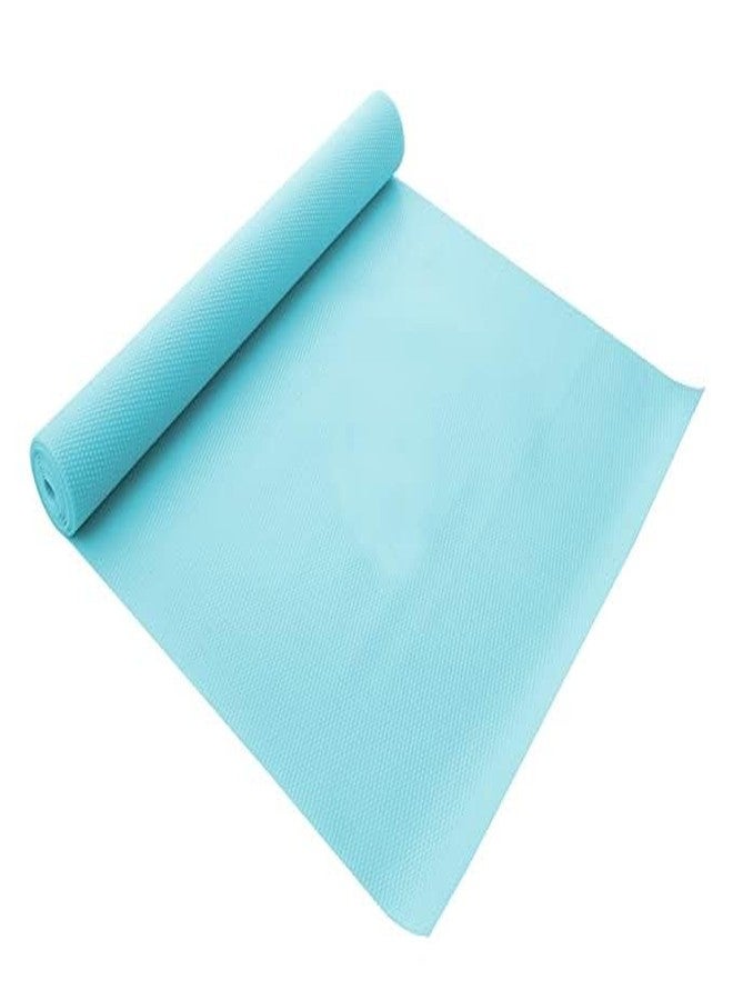 Mopak Decor موباك ديكور متعدد الأغراض، مصنوع من مادة إيفا فائقة القوة، كلاسيكي مانع للانزلاق، مناسب للحمامات والمطابخ وأدراج الخزائن والأرفف، لفة أليرا، لفائف ورقية للمطبخ، مقاس سجادة الطاولة - 45 سم × 150 سم، 1.5 متر (أزرق سماوي) - Image 5