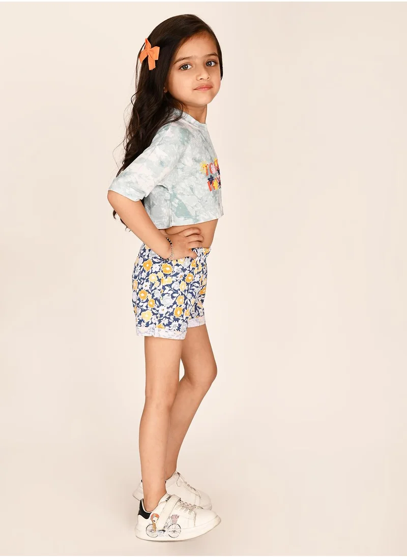 LILPICKS Green Girls Wear Clothing set