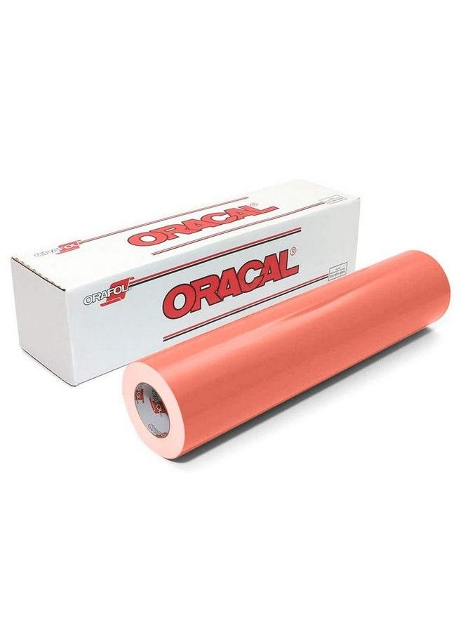 ORACAL 651 Glossy Permanent Vinyl 12 Inch X 6 Feet Coral Model Number: 65112006341Coral  - Image 2