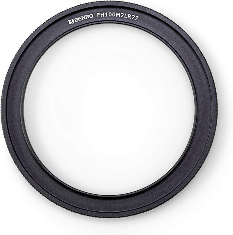 BENRO Master 77mm Lens Mounting Ring for 100mm Filter Holder Set, Precision Adapter for Attaching FH100M2 System to 77mm Threaded Lenses, Durable Aluminum Design (FH100M2LR77) - Image 1