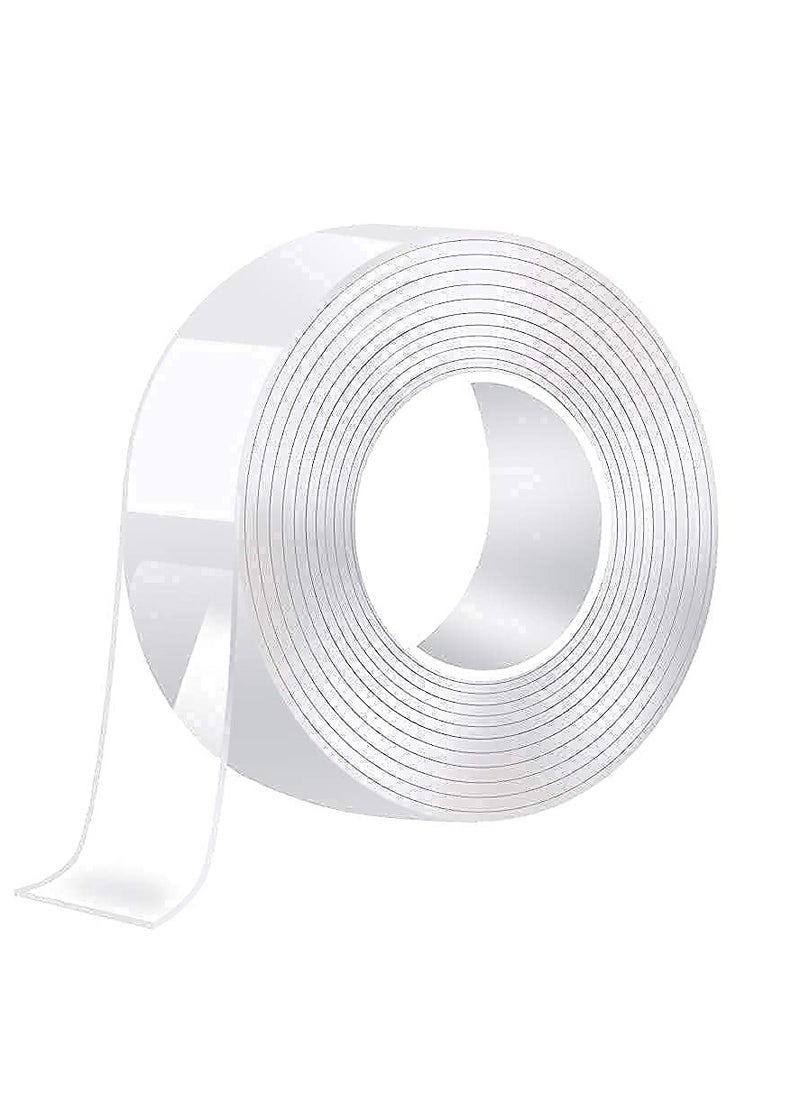 Ivy Double Sided Grip Tape Heavy Duty Multipurpose Reusable Removable Washable Traceless Mounting Adhesive Tape For Walls, Washable Reusable Strong Sticky Strips Gel Grip Tape Nano Double Sided Tape  - Image 1