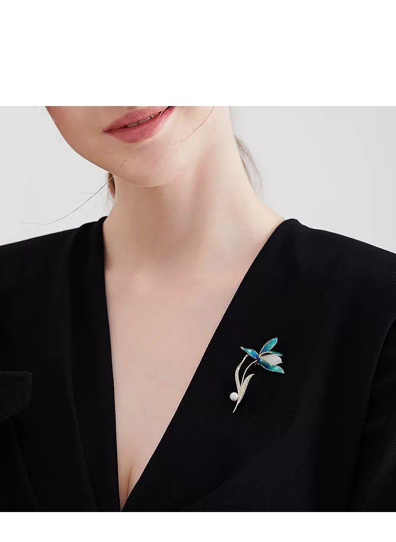 KUYING - New Fashion Pearl Brooch - Image 1