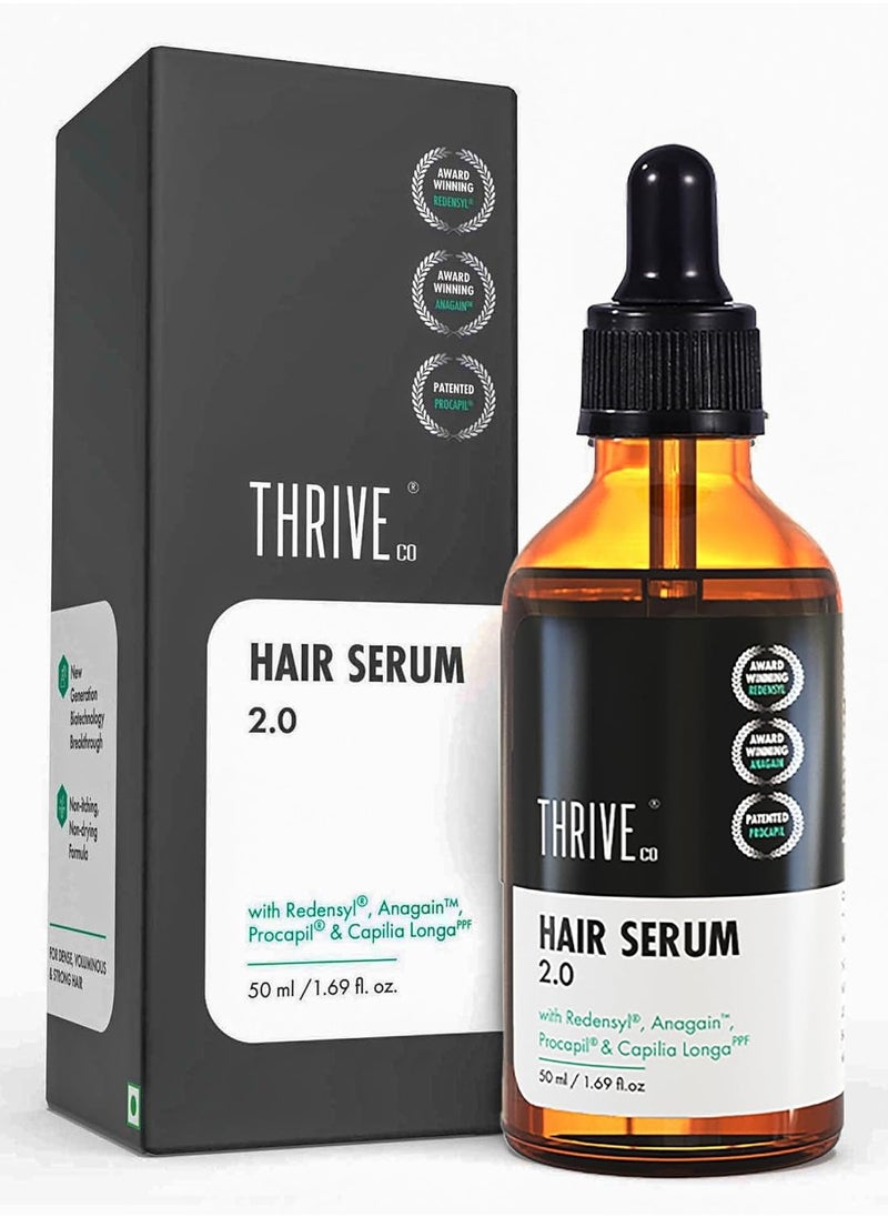 THRIVECO - ThriveCo Hair Growth Serum 2.0 For Hair Growth & Hair Fall Control | with Redensyl + Anagain + Rosemary + Procapil + Capilia Longa | For Men & Women | 50ml - Image 1