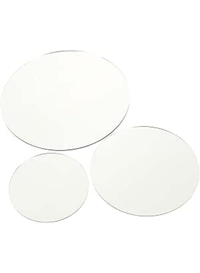 3 Acrylic Reflective Display Boards Photography Mirror Wall Decor - Image 1