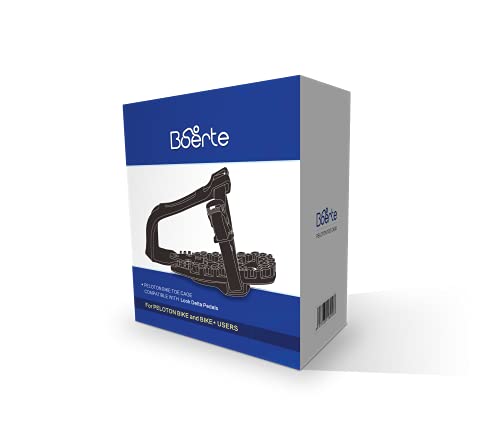 Boerte Peloton Bike & Peloton Bike+ Pedals Compatible Toe Cage Adapters - Convert Look Delta Pedals on Indoor Exercise Bike to Toe Cages and Straps - Ride with Regular Shoes - Image 5