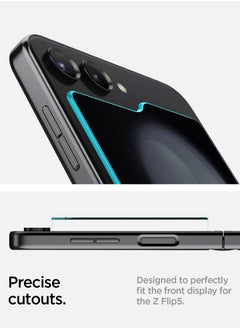 Spigen Glastr Ez Fit Samsung Galaxy Flip 5 Screen Protector Tempered Glass for Outer Front Screen - [2 Pack]  - Image 4