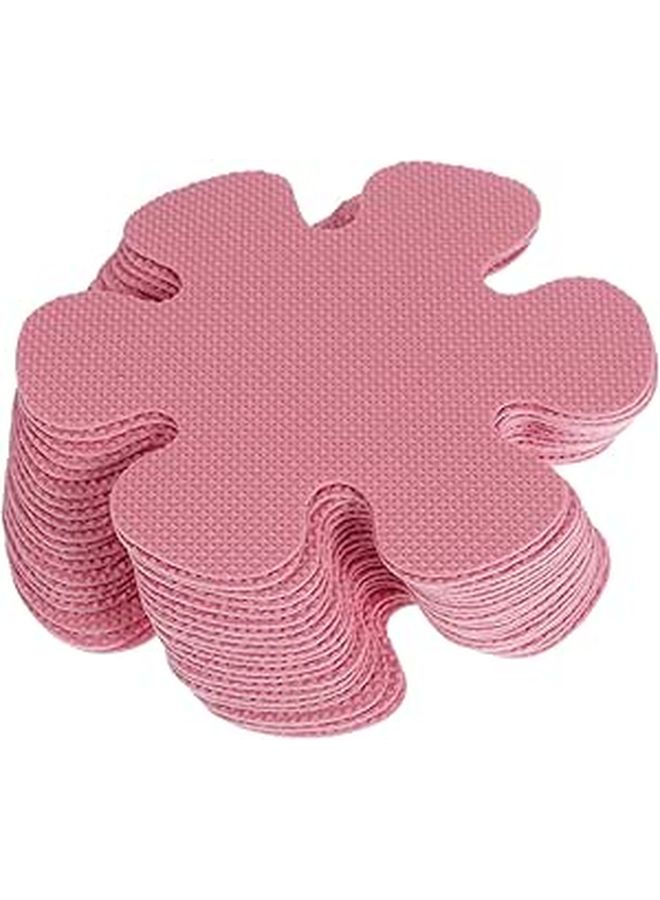 20 Pcs Non Slip Shower Stickers For Bathroom Tile Floor Flower Design - Image 1