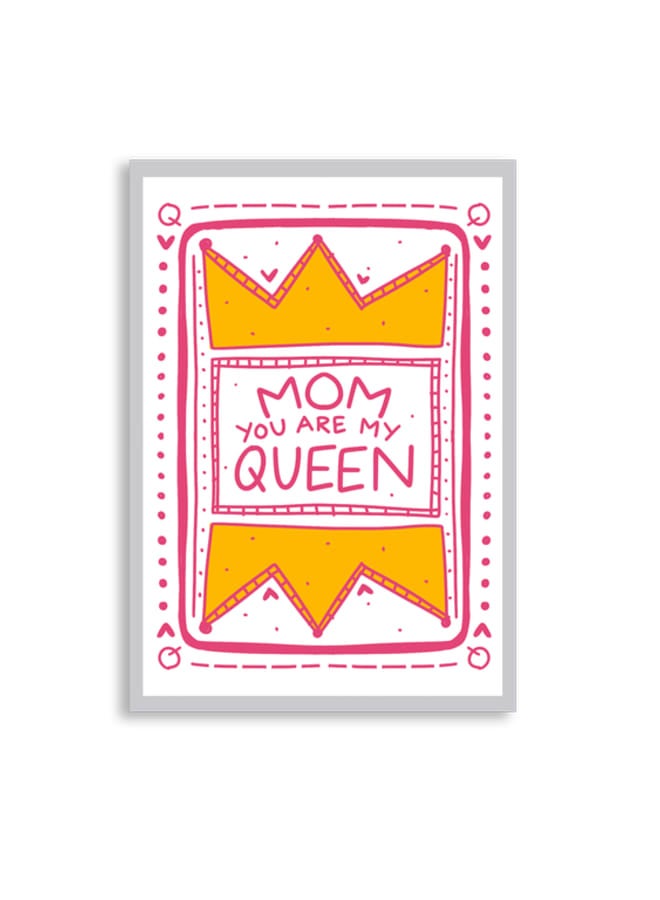 Greeting card MY QUEEN POKER CARD MOM