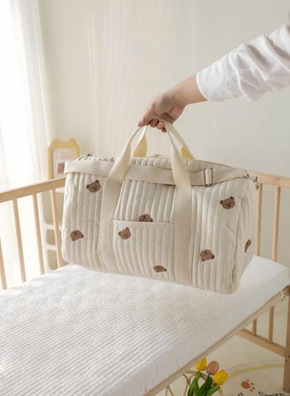 Spacious Embroidered Parent Bag With Animal Print Durable Nylon Perfect For Diapers Essentials - pzsku/ZB68CF6A93E3D48AB4253Z/45/_/1726283321/cd739fb2-e1fb-41d2-a7a0-3cecfa79ec1d