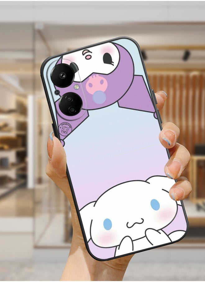 Generic - Protective Shockproof Case Cover For Xiaomi Redmi 12C 4G Cinnamoroll cartoon Kuromi Drawing - Image 1