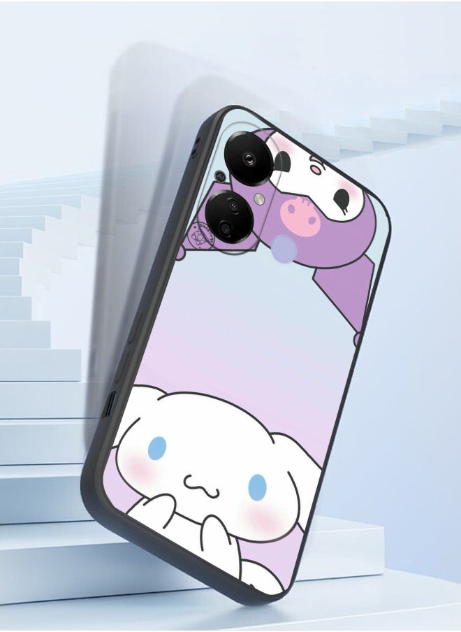 Generic - Protective Shockproof Case Cover For Xiaomi Redmi 12C 4G Cinnamoroll cartoon Kuromi Drawing - Image 1