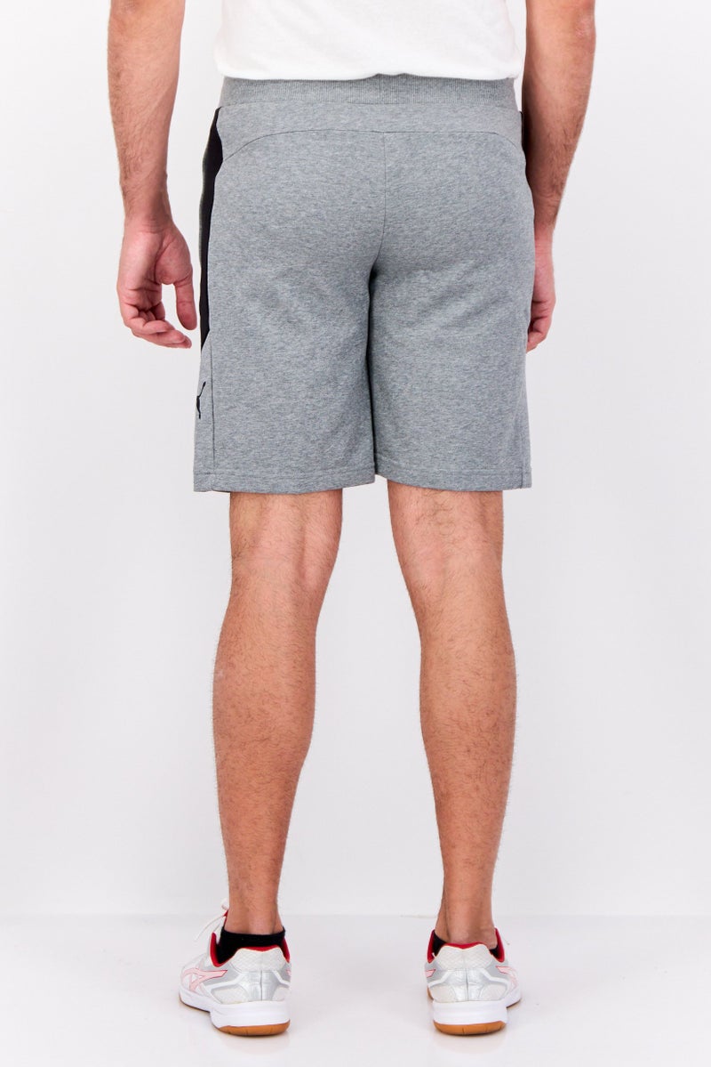 PUMA Men Sportswear Fit Drawstring Training Shorts, Grey - Image 4