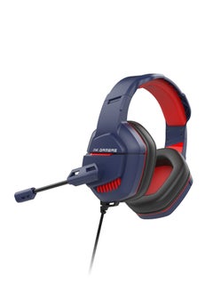 INK GAMERS GX300 Over Ear Wired Gaming Headphones for PS4/PS5/XBox/Switch/PC - Blue  - Image 4