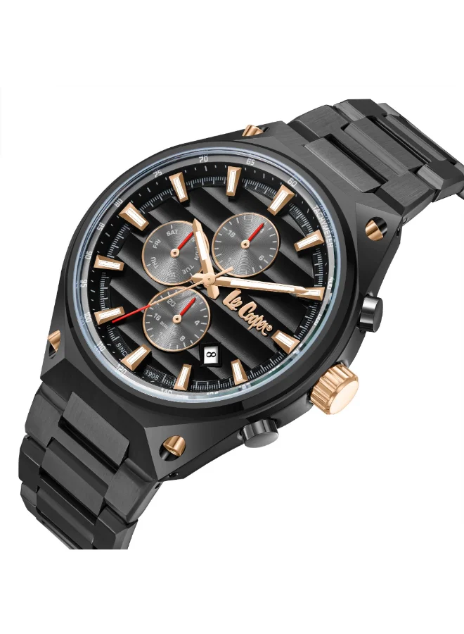 Lee Cooper Men's Metal Multi Function Watch LC08026.060 - 45 mm
