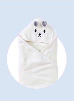 WooFree Hooded Baby Towel with Bear Ears Ultra Absorbent and Soft Washcloth  - Image 3