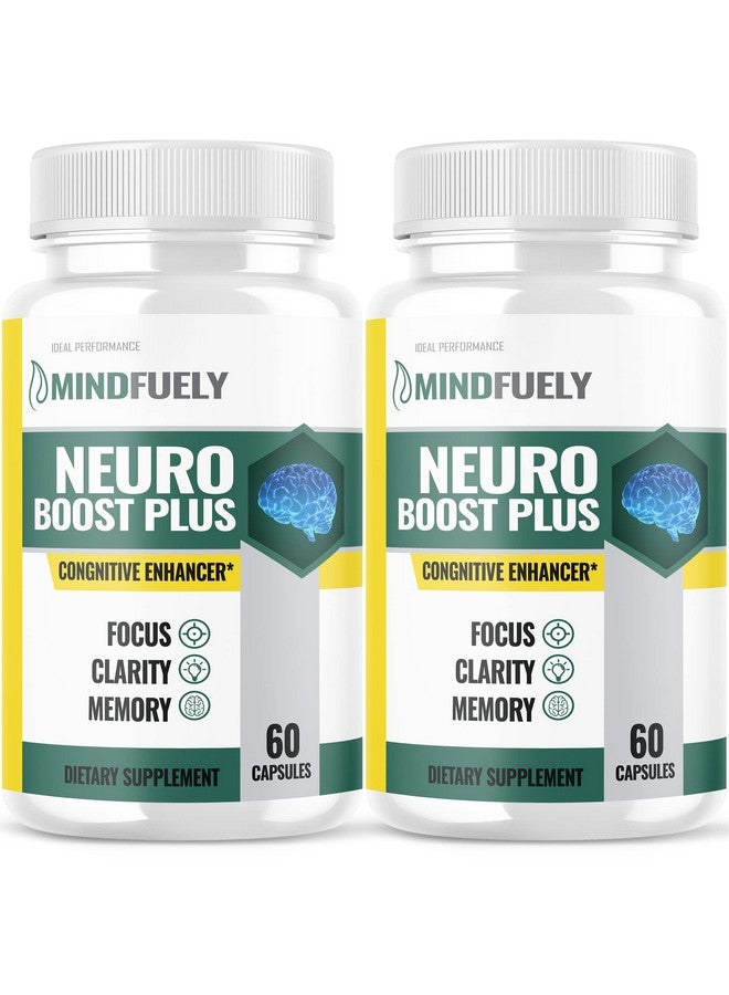 IDEAL PERFORMANCE (2 Pack) Mindfuely Neruo Boost Plus Mindfuely Nootropicics Mindfuely Cognitive Brain Formula (120 Capsules) - Image 2