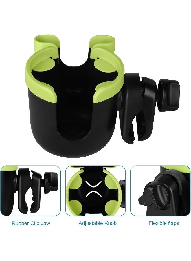 accmor حامل أكواب عربة الأطفال من أكمور مع حامل الهاتف، حامل أكواب للدراجات، حامل أكواب عالمي لعربات Uppababy Nuna Doona، حامل أكواب وهاتف 2 في 1 لعربة الأطفال، الدراجة، الكرسي المتحرك، المشاية، السكوتر - Image 4