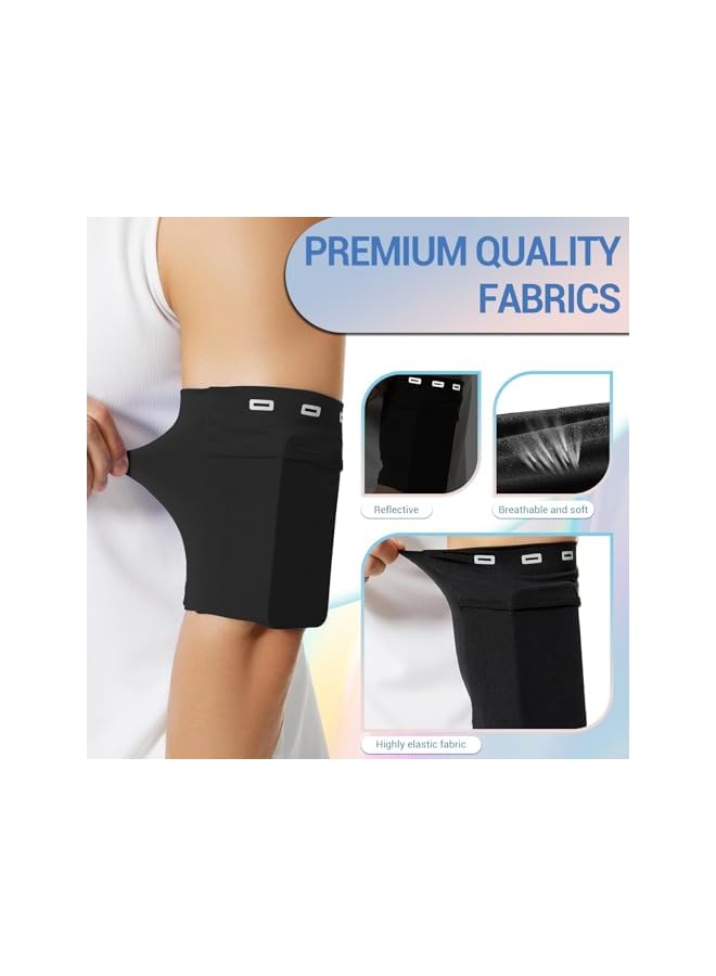 Green Tiger 2 Pack Running Armband,Sleeve Universal Sports, Armband Cell Phone Holder, Armband for Exercise Workout, Compatible with iPhone 15/14/13/Plus/Pro Samsung Galaxy All Phones,black blue - Image 4