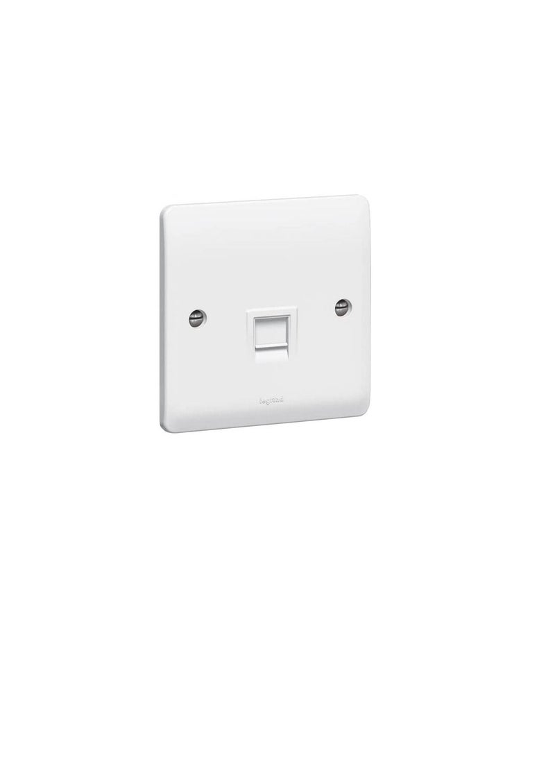 Legrand DATA SOCKET LEGRAND SYNERGY 730056 - RJ 45 CAT.6 - SINGLE - WHITE Rapid cable connection  - Image 2