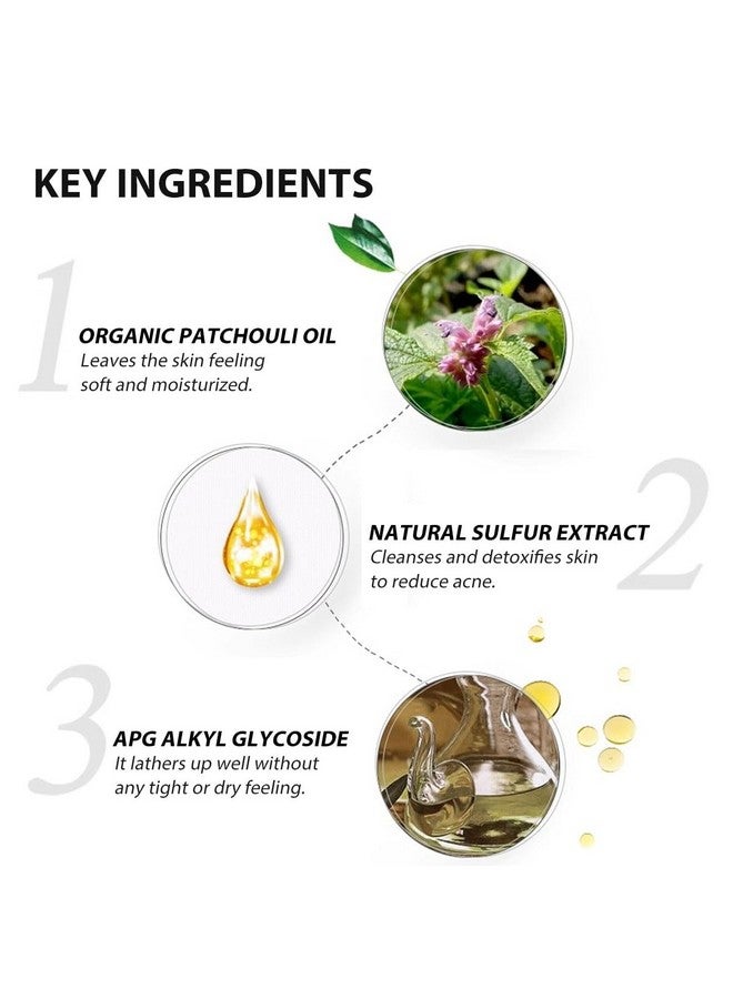 Bee & Flower Sulfur Soap Liquid Shampoo & Body Wash Daily Head To Toe Skin Care Product For Men And Women 16.8 Fl Oz Pack Of 1 - Image 3