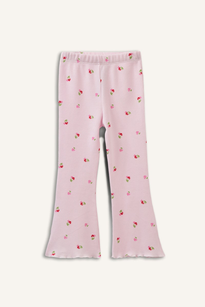 DeFacto Pink BabyGirl Baby Girl Flare Leggings Casual - Image 1