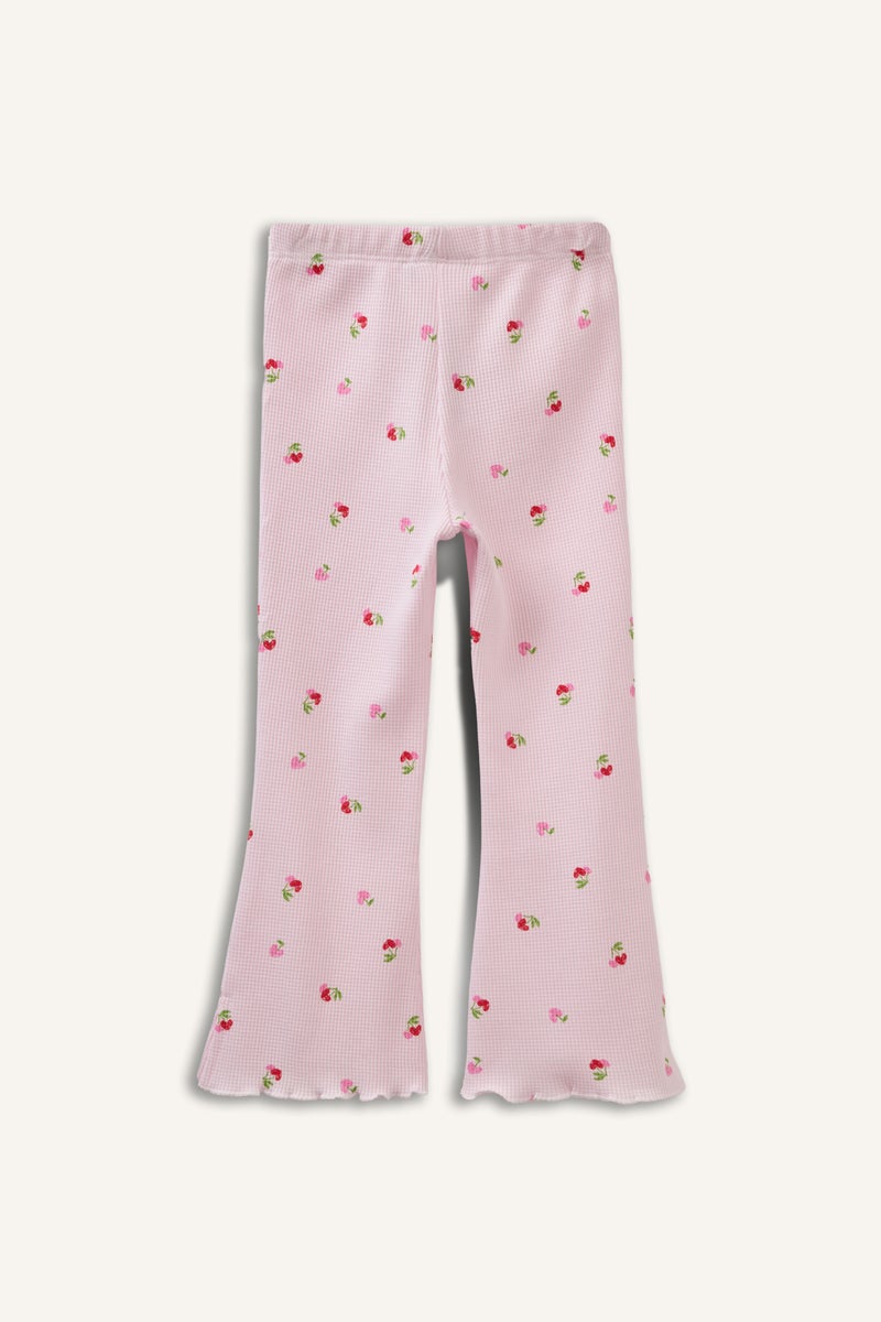 DeFacto Pink BabyGirl Baby Girl Flare Leggings Casual - Image 3