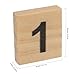 ZEONHAK 1200 PCS Small Wooden Number Tiles Mini Wooden Number Symbol for DIY Craft Home Decoration Math Practise 08 x 07 x 15 Inch - Image 4