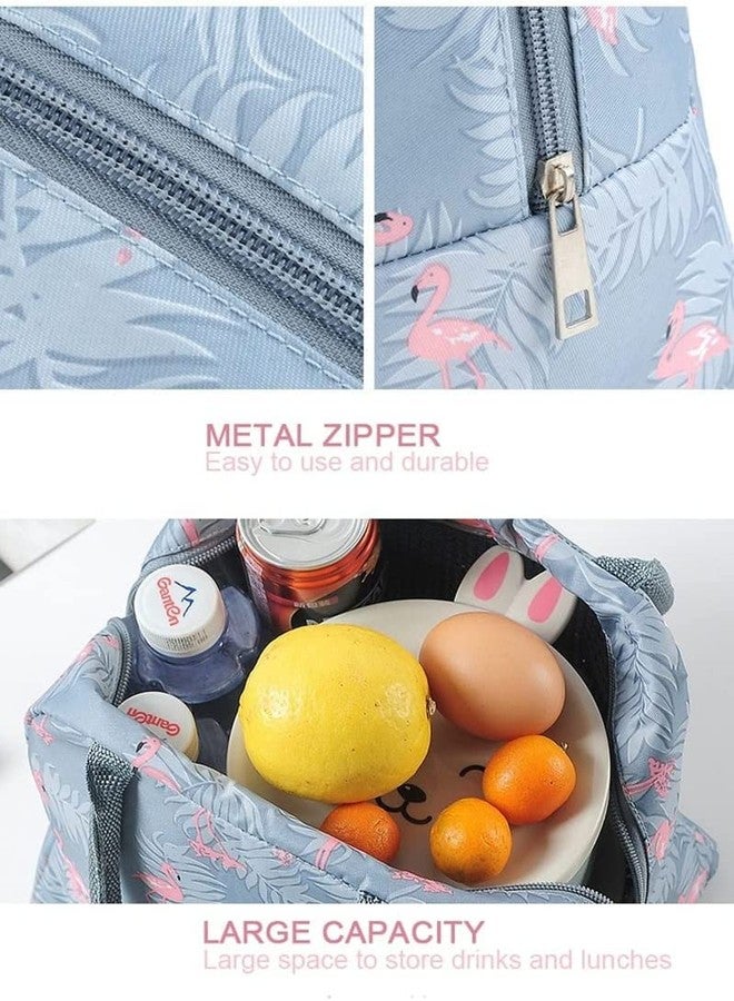 VENTWILLA Oxford Cloth Cooler Bags with Insulation and Waterproof Portability for use by Women, Girls, Adults, and Children, The Foldable Lunch Box Picnic Handbag Organizer (Flamingo) - Image 5