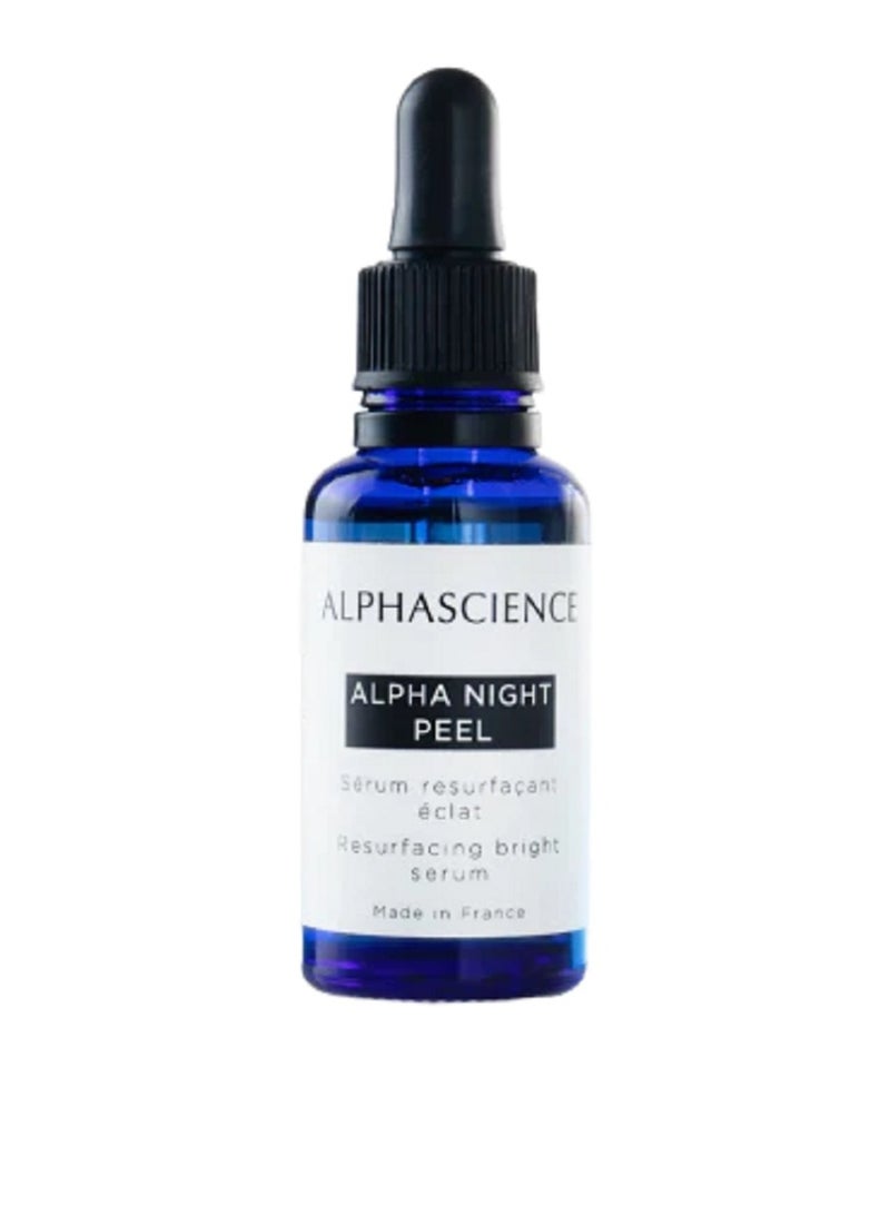 Alpha Night Peel 30ml – Overnight Exfoliating Peel Serum for Skin Renewal, Dark Spots & Pigmentation Correction