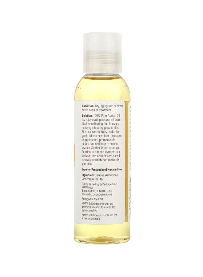 Now Foods Apricot Oil 118ml - Image 3