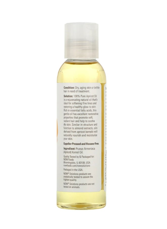 Now Foods Apricot Oil 118ml - Image 2