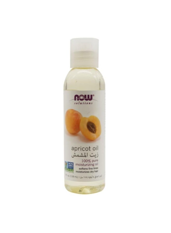 Now Foods Apricot Oil 118ml - Image 1