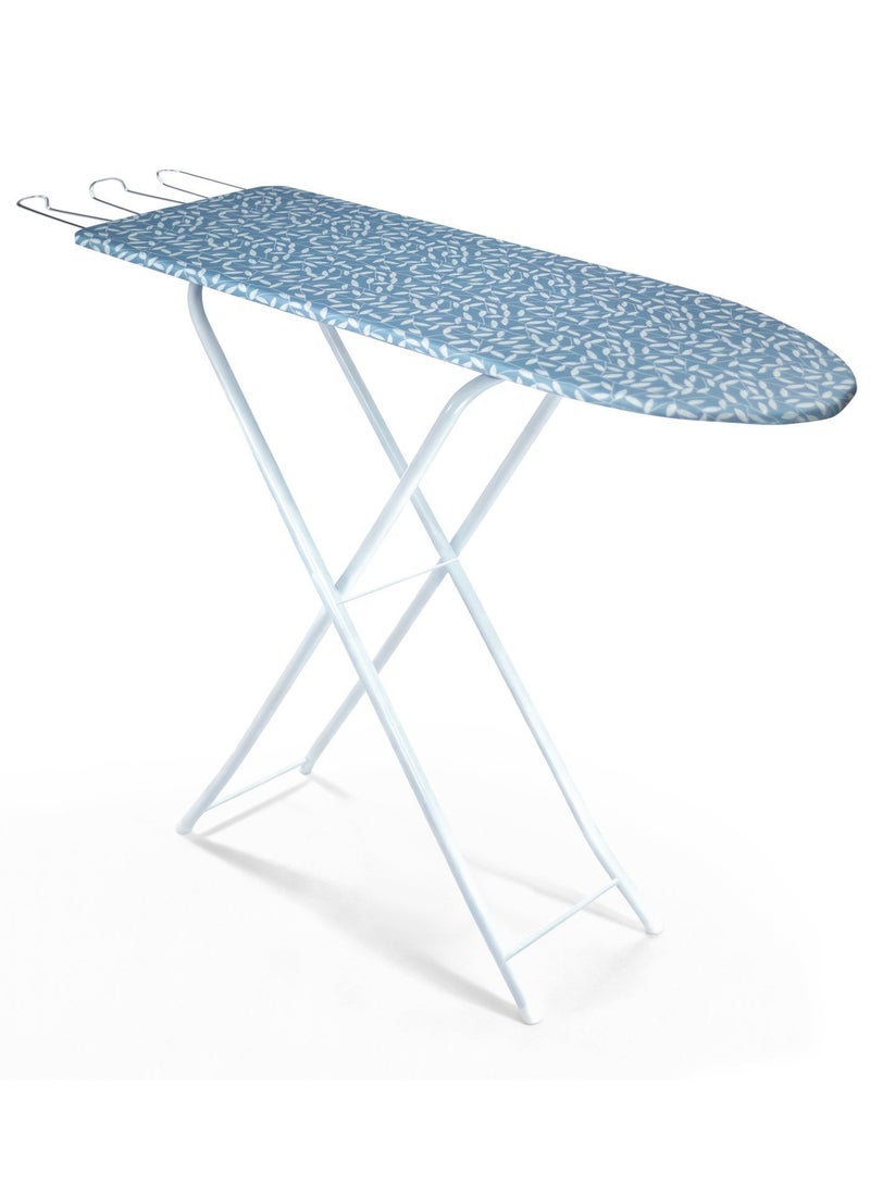 Clean and Care Ironing Board Size A 110cm x 30cm Strong Board 4 Adjustable Heights Iron Durable Stand High Quality Cushion Foldable Space saving - Image 1