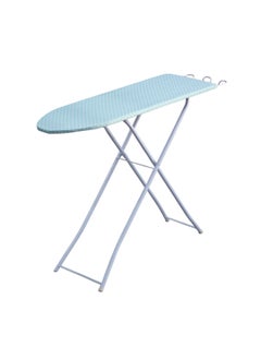 Clean and Care Clean and Care Ironing Board Size A 110cm x 30cm Strong Board 4 Adjustable Heights Iron Durable Stand High Quality Cushion Foldable Space saving Black Checked  - Image 1