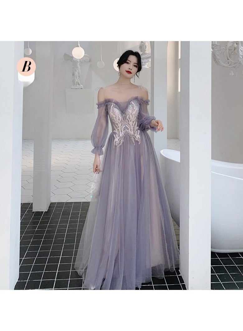 KUYING New Fashionable and Elegant Bridesmaid Dress  - Image 1