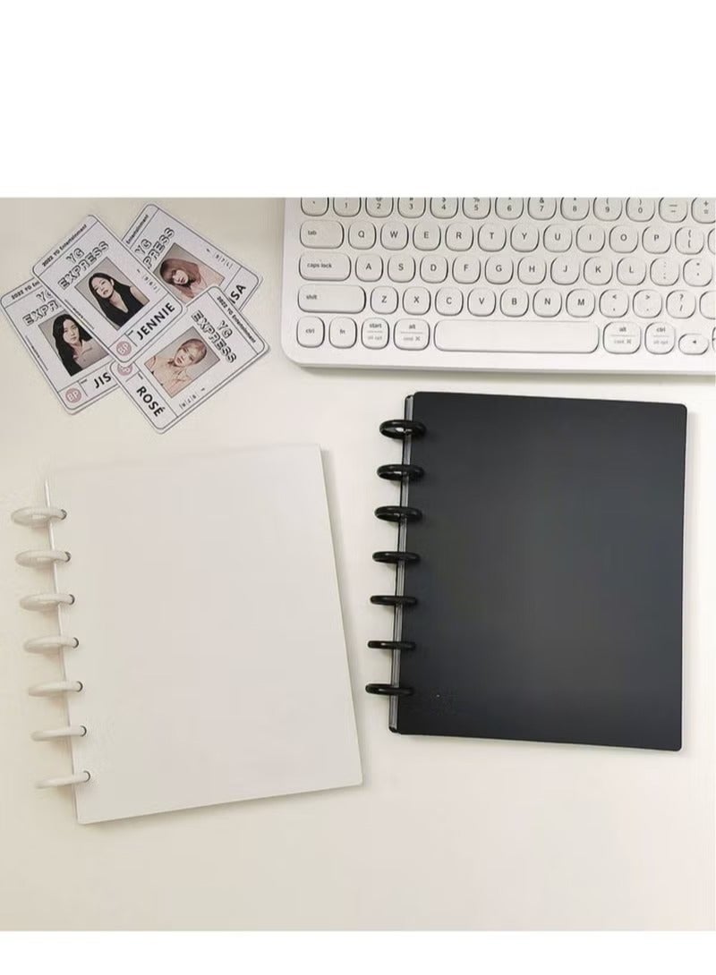 Photocard Binder 3 Inch Photocard Holder Book Sleeves with 30Pcs Inner Pages Idol Album Business Cards Collect 6 Ring Photo Protectors hold 240 Cards  - Image 2