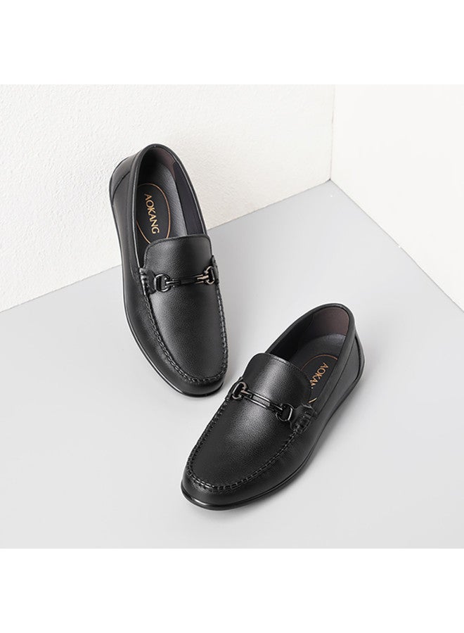 AOKANG Spring New Men's Bean Shoes Soft Sole Soft Upper Comfortable Casual Loafers - Image 4