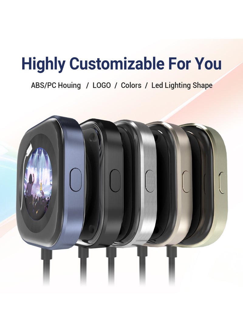 Ottocast Wireless CarPlay Adapter with 1.6-Inch Screen, Wired to Wireless CarPlay Converter Compatible with Android & iOS, Multifunctional Display for Car Frame & Music Cover, Stable and Easy Connection, Fits 99% of Cars ﻿ ﻿ - Image 4