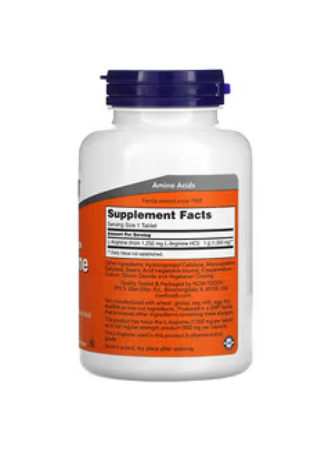 now L-Arginine 1000mg Double Strength 120 Tablets - Image 2