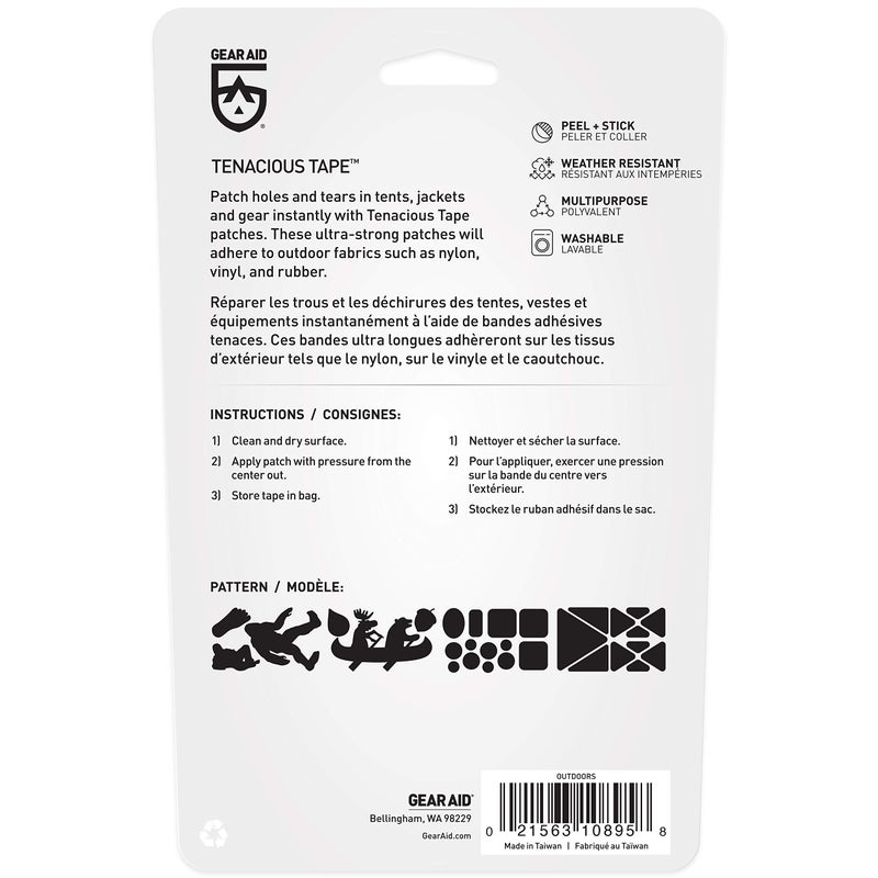 Gear Aid, Tenacious Tape Gear Patches, 20", Outdoor, Black (10895) - Image 3