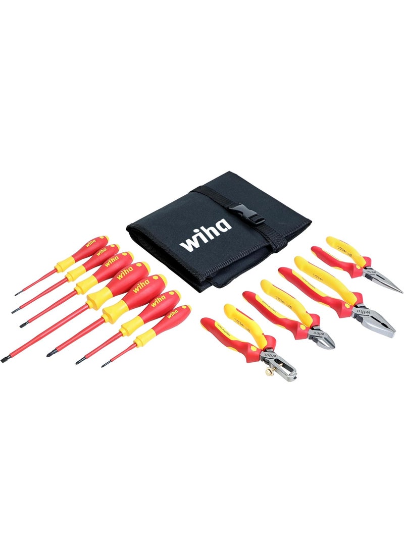 Wiha Wiha 32986 Insulated Industrial PliersDrivers Set in Roll Out Pouch 11Piece  - Image 2