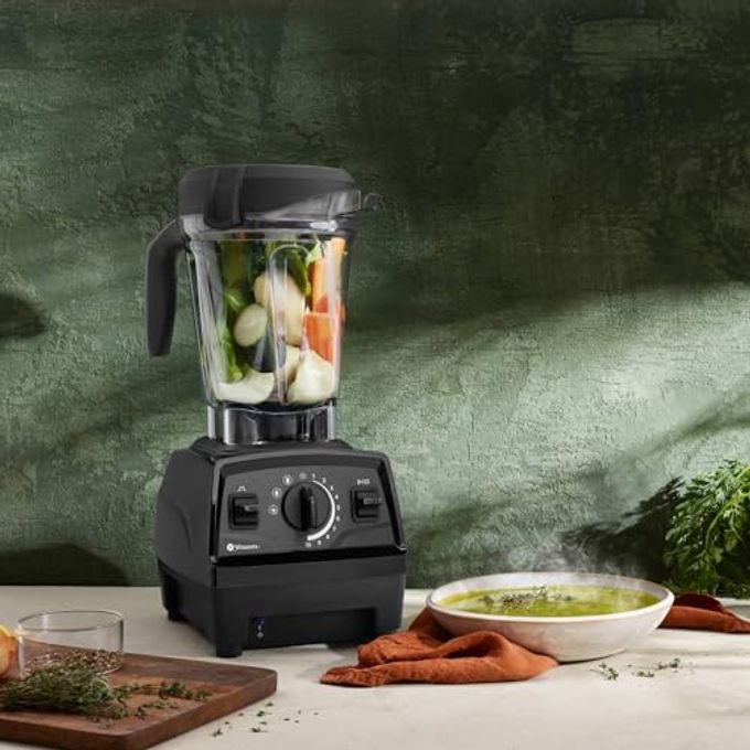 Vitamix Explorian with Programs, Three Blending Programs, Professional-Grade Blender for Smoothies and More, Self-Cleaning Kitchen Appliance, 64 Oz Container, Black (Renewed Premium) - Image 2