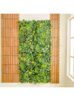 DANUBE HOME Artificial Fence Decorative Fence Cover With Plastic Plant Décor Uv Resistant Faux Plants Greenery Artificial Hedges For Garden Indoor Outdoor 100X100 Cm - Green  - Image 1