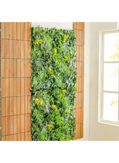 DANUBE HOME Artificial Fence Decorative Fence Cover With Plastic Plant Décor Uv Resistant Faux Plants Greenery Artificial Hedges For Garden Indoor Outdoor 100X100 Cm - Green  - Image 2